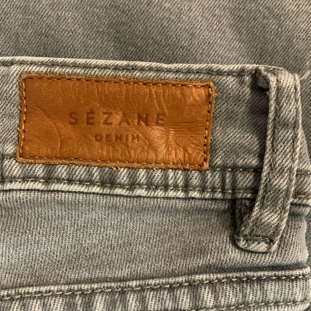 Sézane Jeans The Perfect 7/8 Slim Skinny Grey Gray 24 Denim Casual Ankle Length